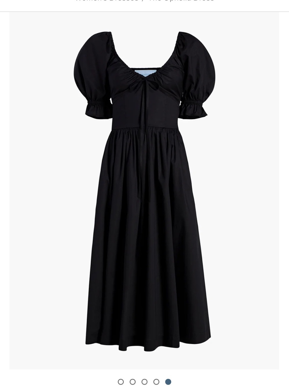 Hill House Ophelia Dress in Navy - Picture 6 of 8